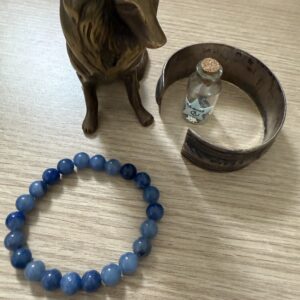 Bracelet aventurine bleue naturelle