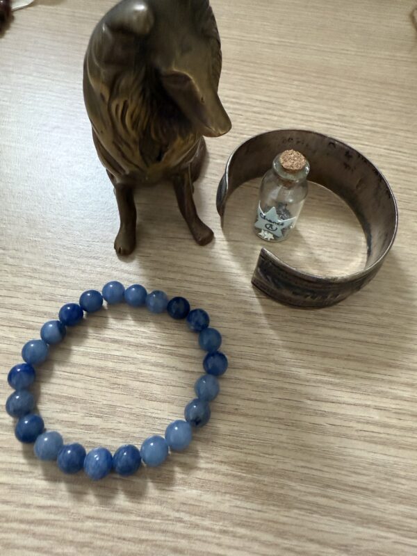 Bracelet aventurine bleue naturelle
