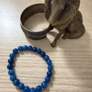 Bracelet Apatites bleu intense